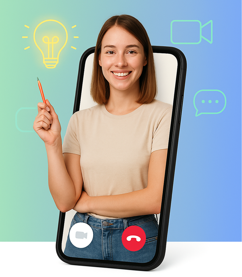 Interface do app Sabido em um smartphone